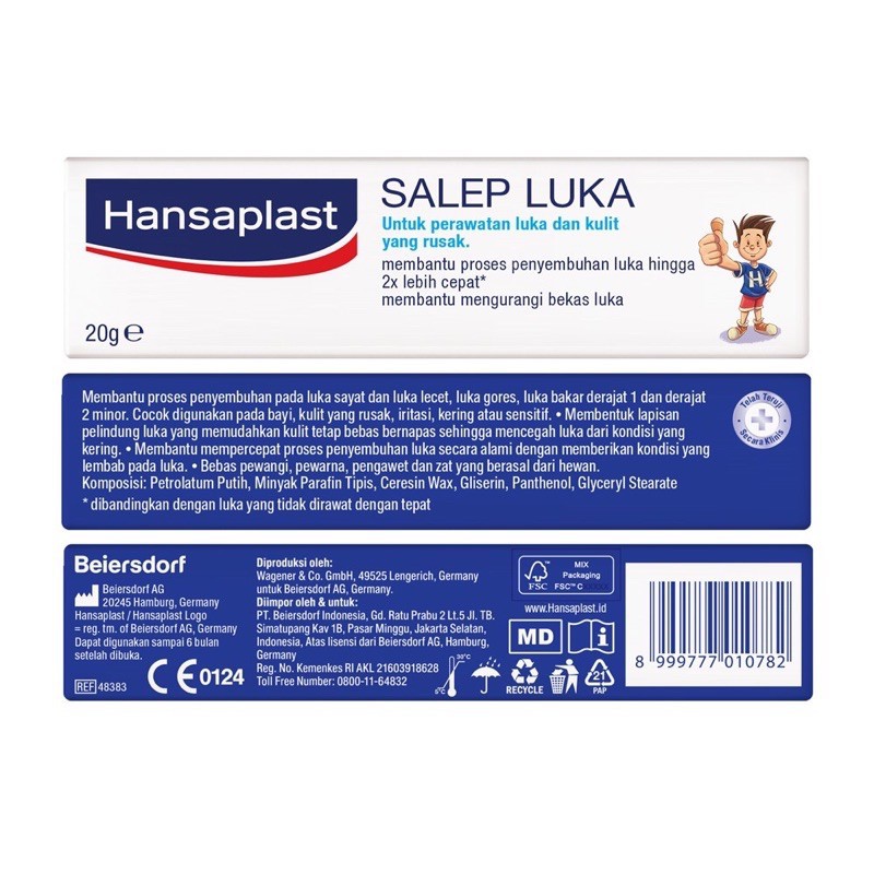 Hansaplast Wound Care Ointment - Hansaplast Salep Luka LDA