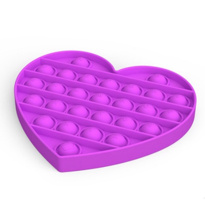 POP IT MURAH RAINBOW UNICORN fidget push Pop Its Fidget Toy Push bubble kids POPIT-LOVE PURPLE
