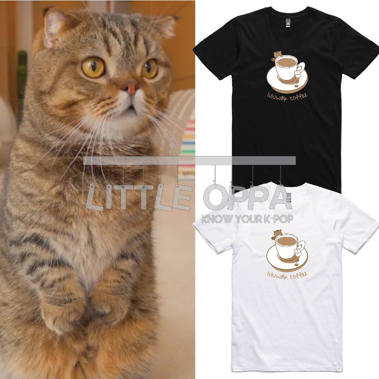KAOS T-SHIRT CREAM HEROES LULU KOPI LULUWAK