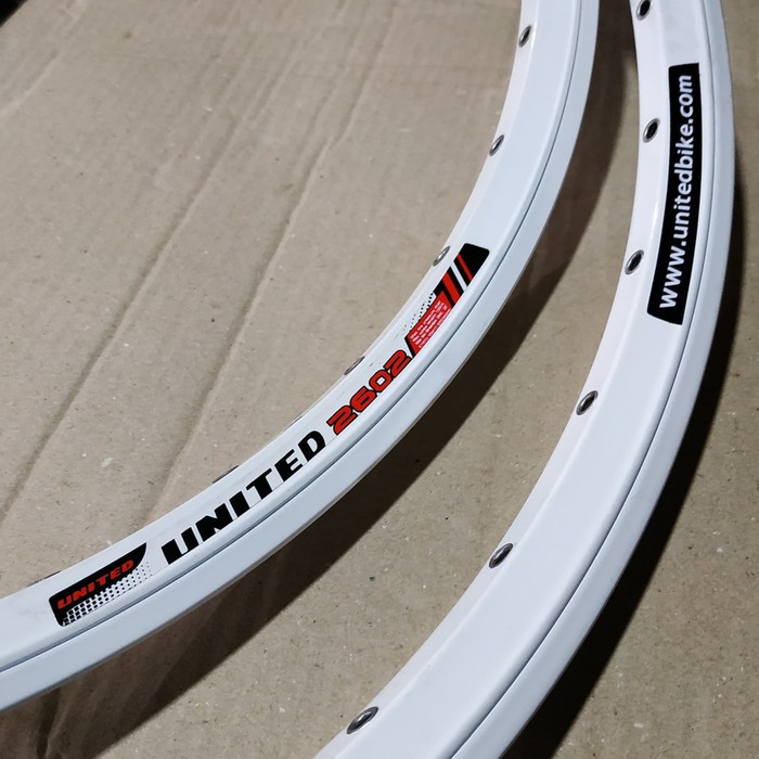 fg rim velg mtb 26" putih polos