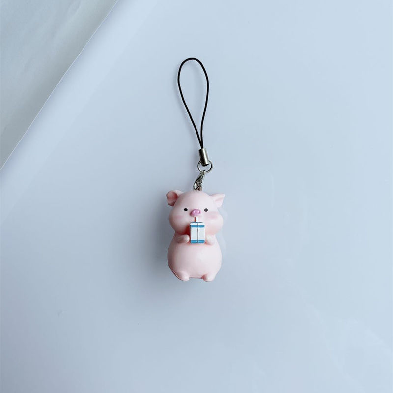 Tali Lanyard Desain Boneka Babi Untuk Iphone / Samsung / Xiaomi / Huawei