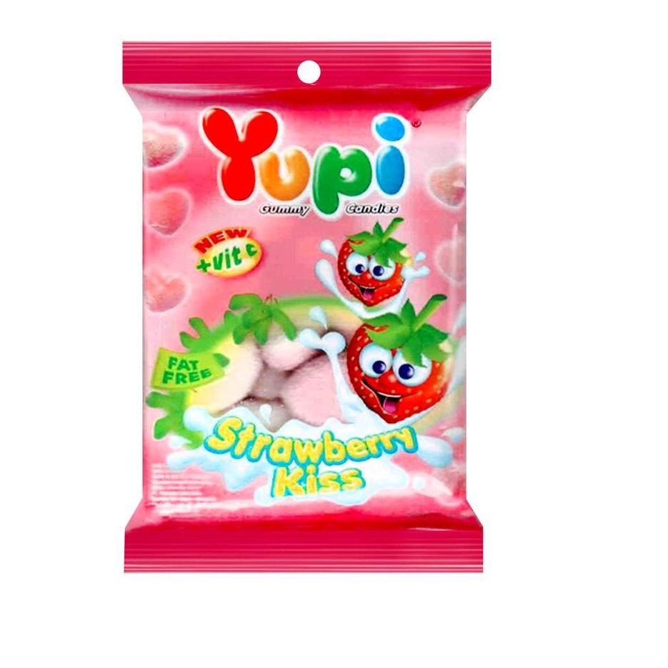 

[_09] PROMO YUPI STRAWBERRY KISS | PERMEN YUPI STRAWBERRY KISS 1 PACK 120gr PERMEN JADUL termurah se indonesia