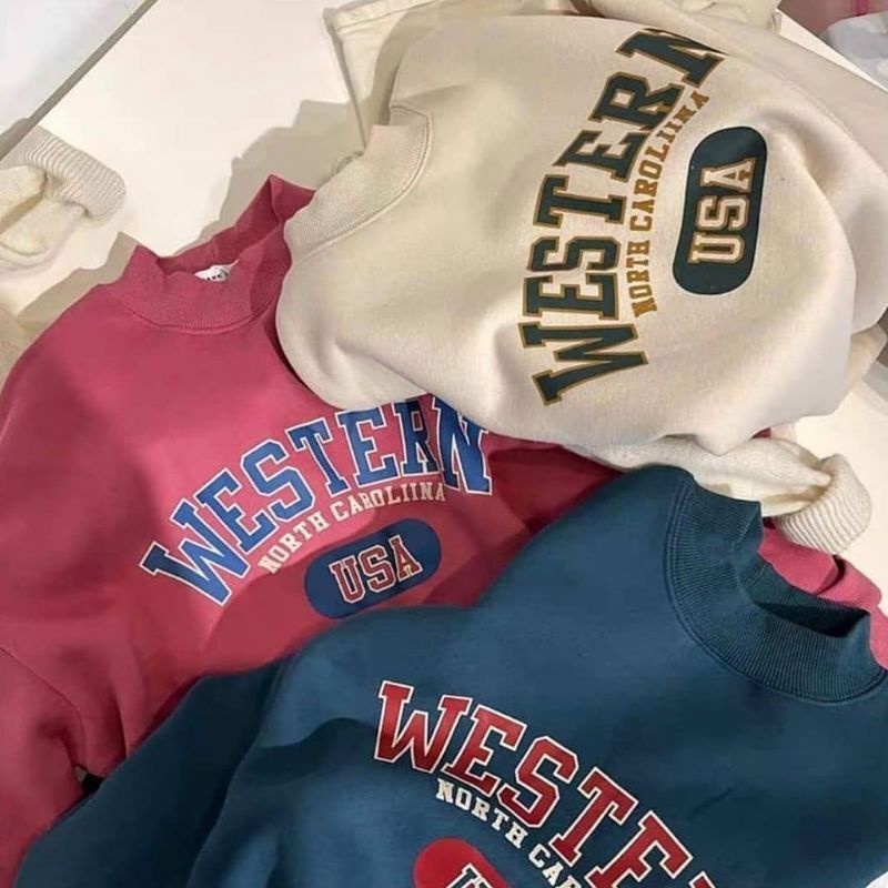 SWEATER WESTERN WANITA DAN PRIA SWEATER OBLONG