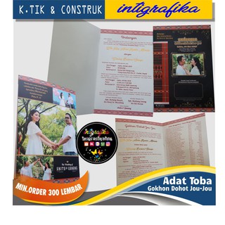 60 Contoh Undangan Pernikahan Suku Batak Gratis Terbaik