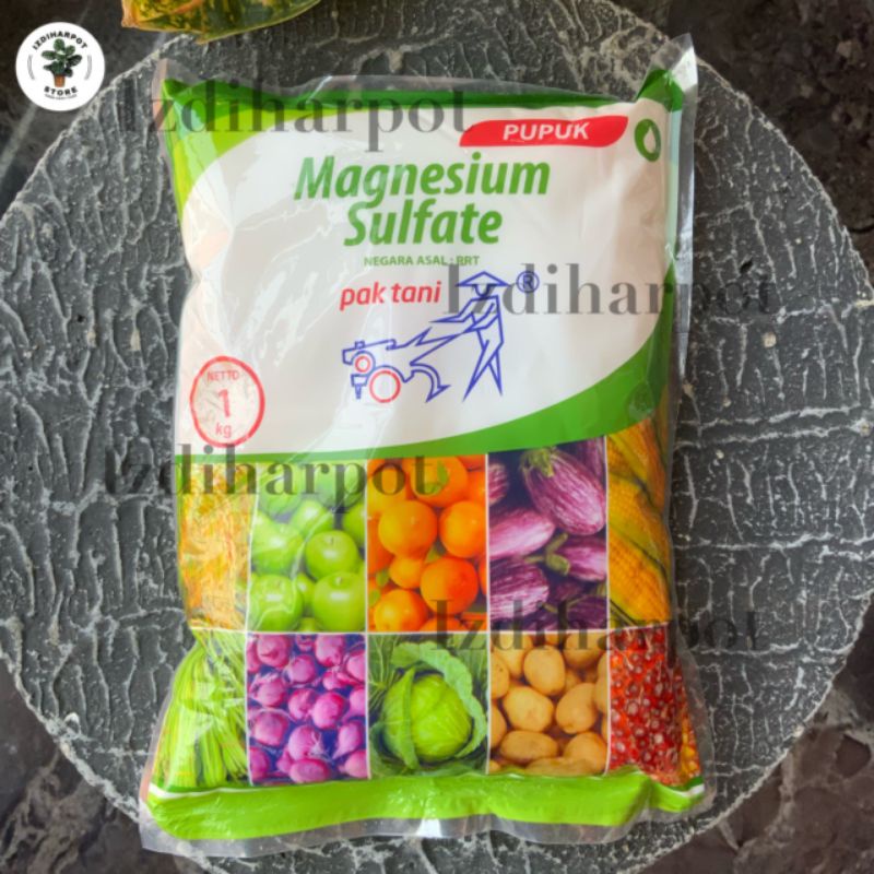 PUPUK TANAMAN MAGNESIUM SULFATE PAK TANI KEMASAN PABRIK 1 KG