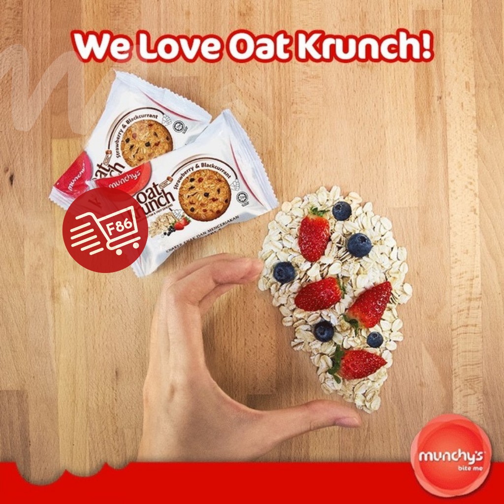 Oat Krunch 208gr dan 390gr Biskuit Munchys