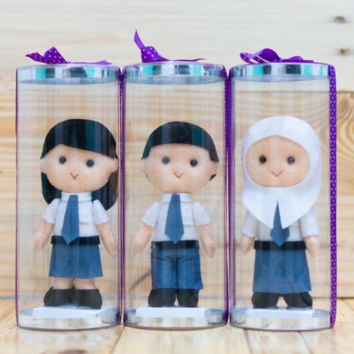 Boneka Flanel Kostum Seragam SMA