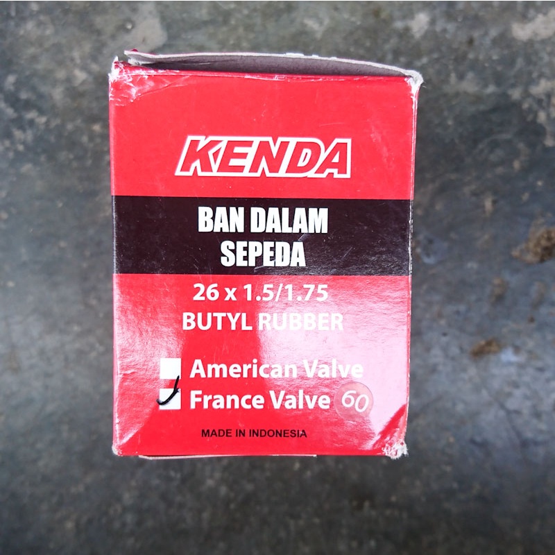 Ban Dalam Kenda 26 x 1.50/1.75 FV60 Sepeda MTB Federal