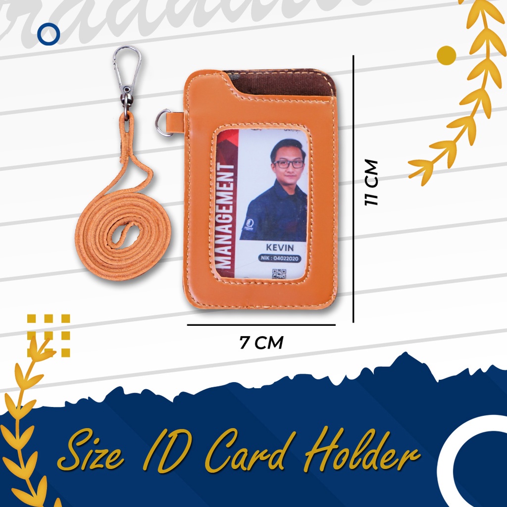 ID CARD HOLDER NAMETAG LANYARD Gantungan ID CARD TEMPAT ATM TEMPAT KARTU ENT01