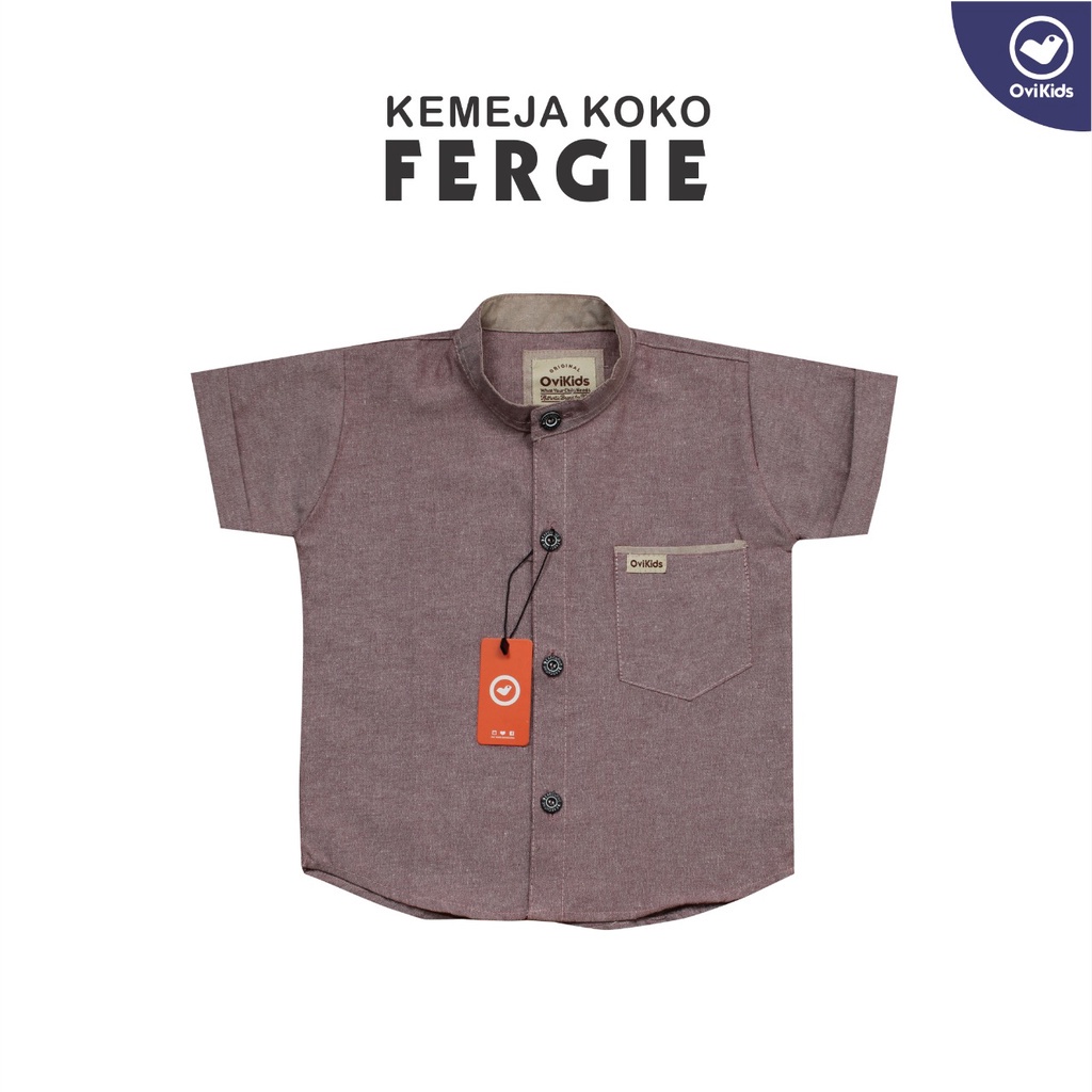 KEMEJA ANAK LAKI-LAKI FERGIE KEMEJA BAJU ANAK LAKI LAKI 1-9 TAHUN OVIKIDS