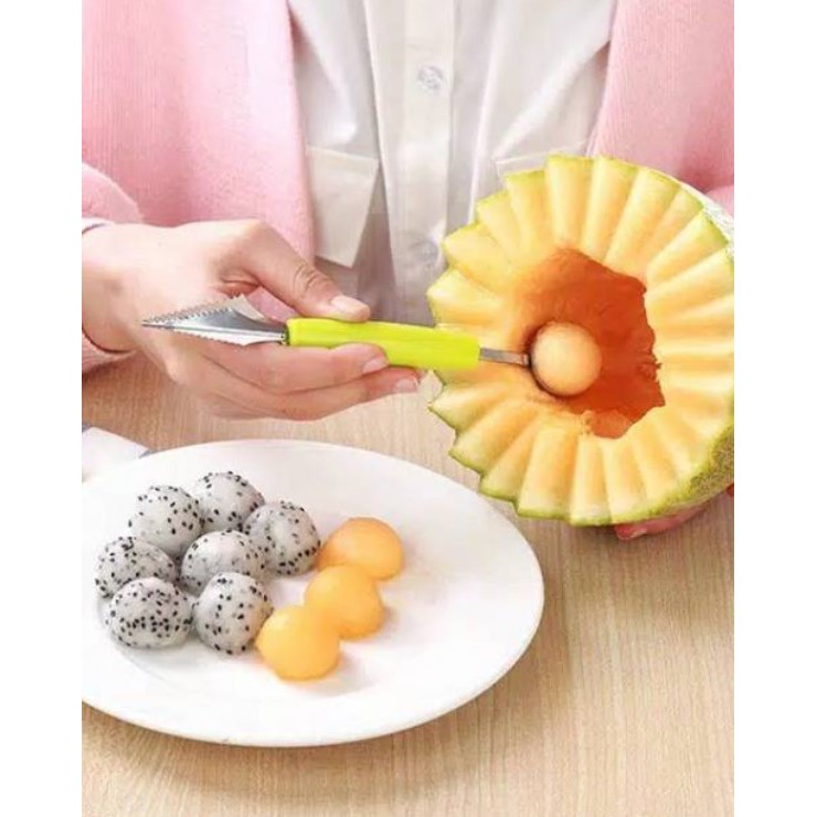 Ceplokan Bulat Es Buah Stainless|Ceplokan Buah Cetak Bulat Buah