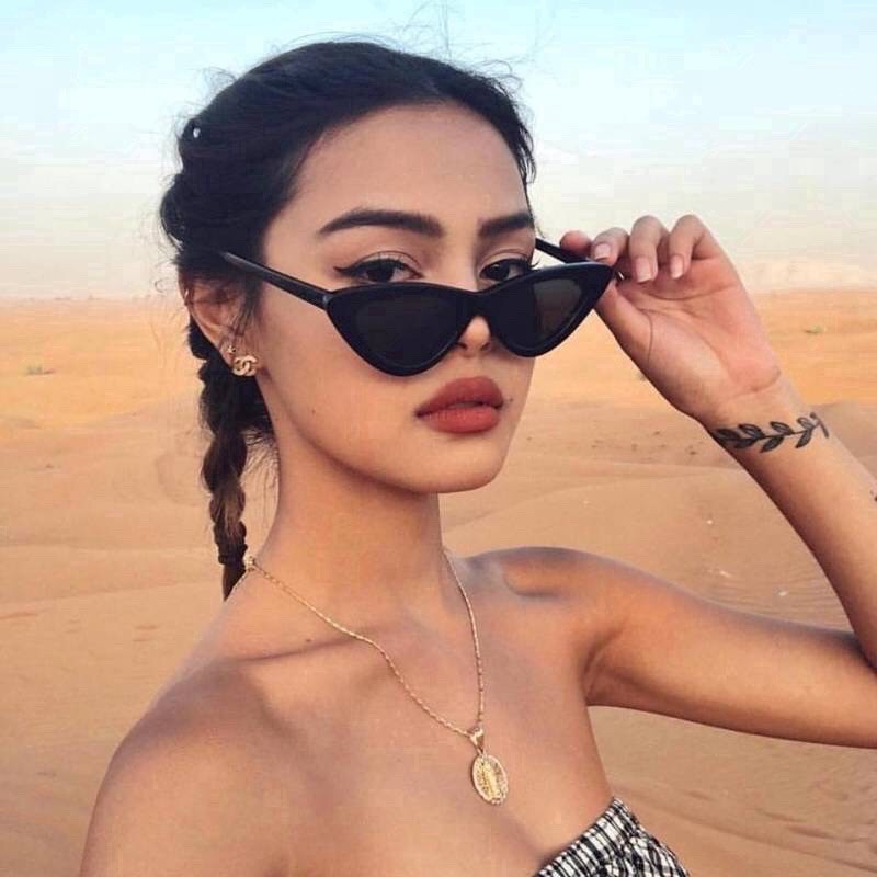 Kacamata fashion half oval kacamata gaya kacamata segitiga model