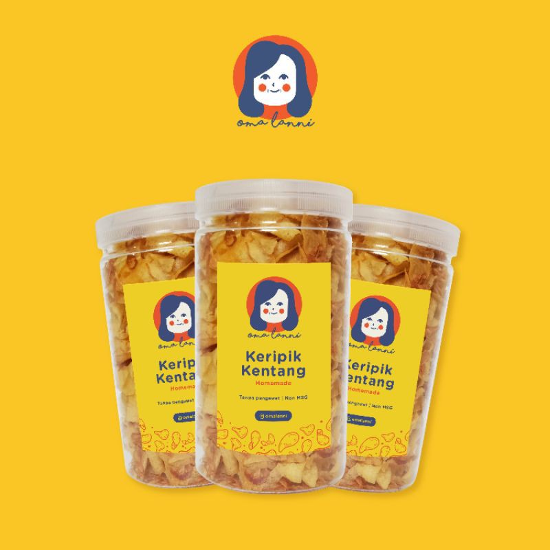 

Keripik Kentang Homemade (3 pcs)