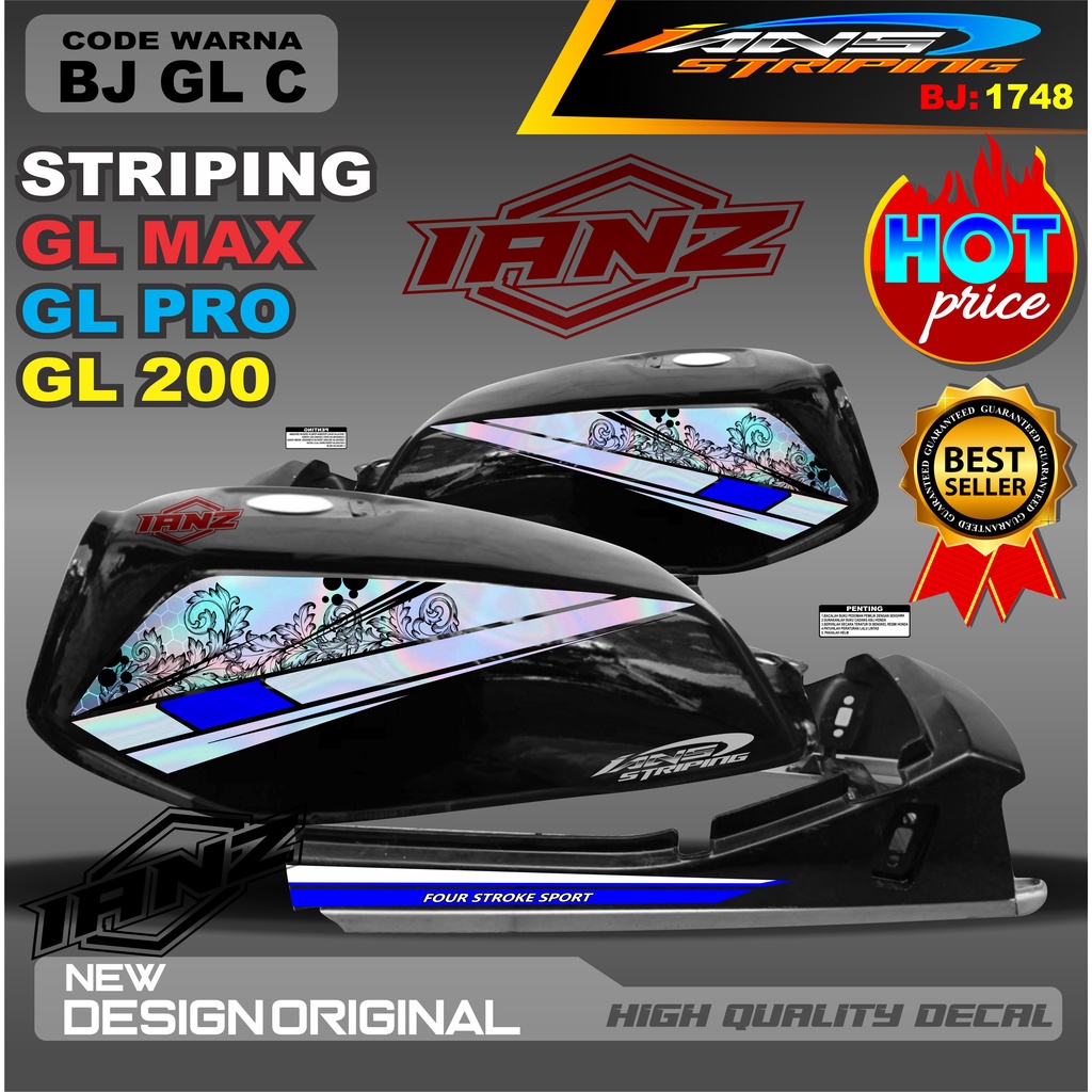 STRIPING GL VARIASI HOLOGRAM  /  STIKER GL MAX VARIASI HOLOGRAM / STIKER HOLOGRAM