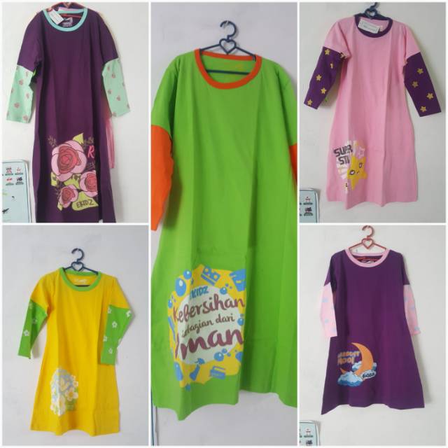 Gamis kaos ekidz