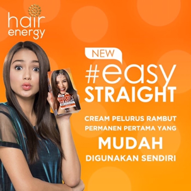 Makarizo Hair Energy Easy Stright 80 ML 120ML pelurus rambut