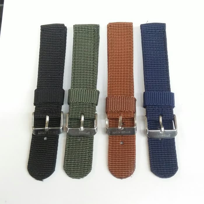 era tali kanvas swiss army murah meriah strap jam tangan
