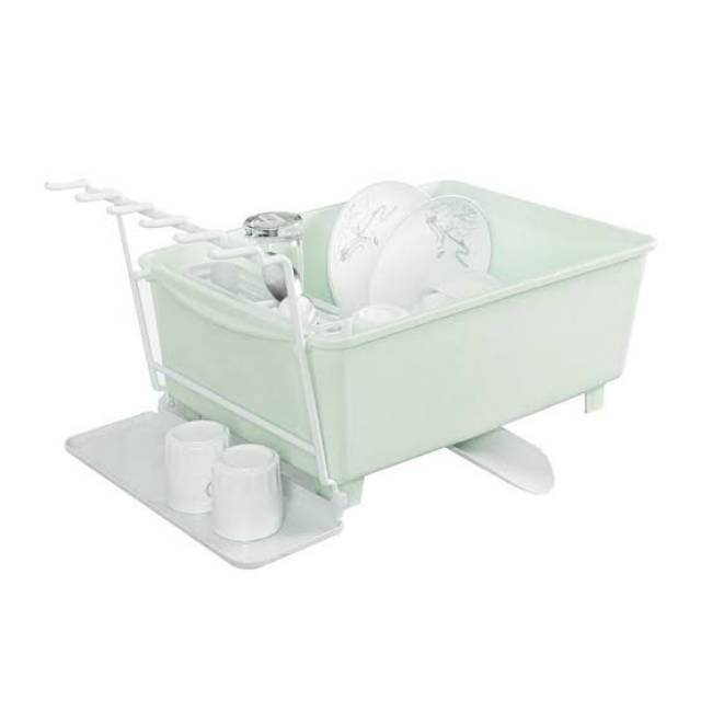 Rak Piring Plastik / Rak Dapur Plastik / Box Penyimpanan Piring Cucian / Dish Drainer Olymplast ODD