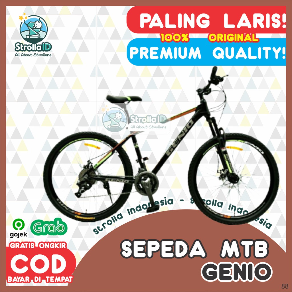 MTB 27,5" Genio M-572 alloy 27sp fl Sepeda Lipat Folding Bike Sepeda Gunung Road Bike SNI ORIGINAL