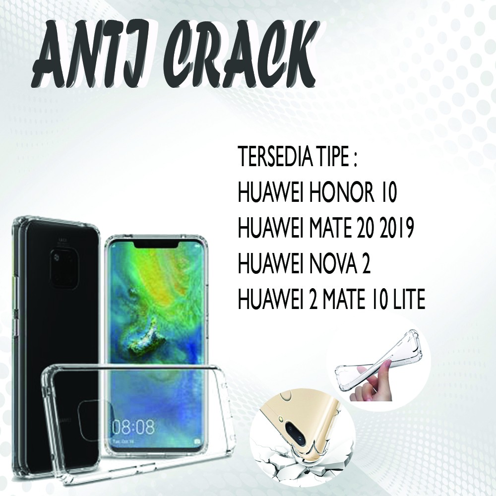 SILIKON KESING Anticrack Case Anti Crack Casing HUAWEI Honor 10 Mate 20 2019 Nova 2 2I Mate 10 Lite Honor Y541 / U02 / Y5 / Y5c / Honor Bee / Batik Honor 4c / G Play Mini Honor 4x / Glory Play 4x