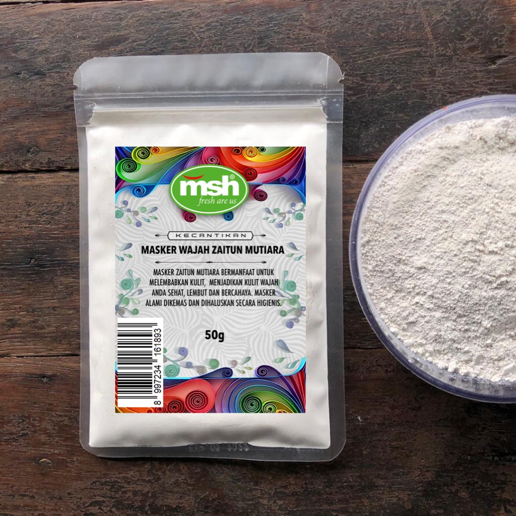 

Premium MSH Masker Wajah Zaitun Mutiara 50 g