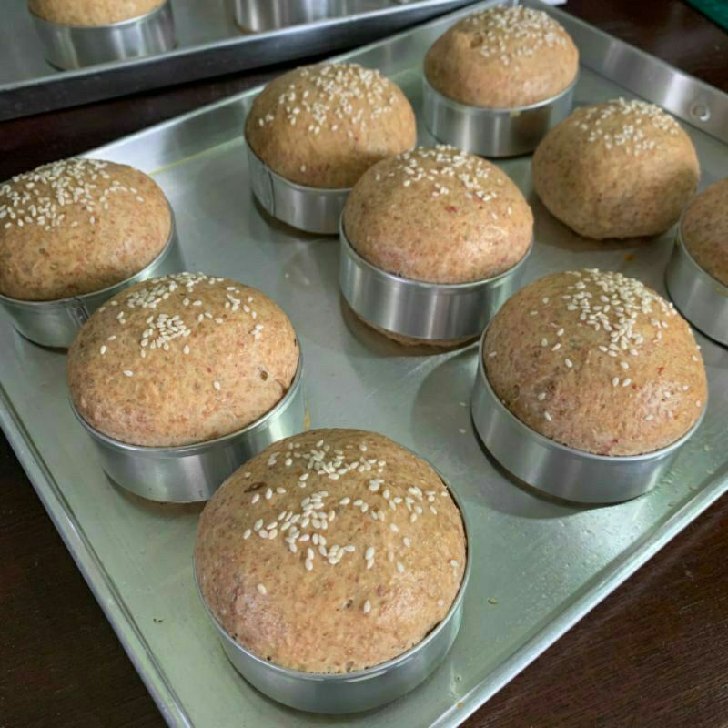 Ring Burger / Ring Roti / Ring Cutter Bulat Cetakan Kue Stainless