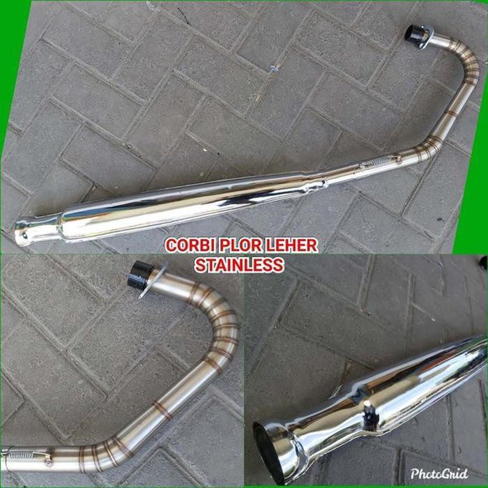 KNALPOT COBI KNALPOT CB125 KNALPOT PLOR CB125 LEHER STAINLESS KNALPOT CB PLOR LEHER STENLIS