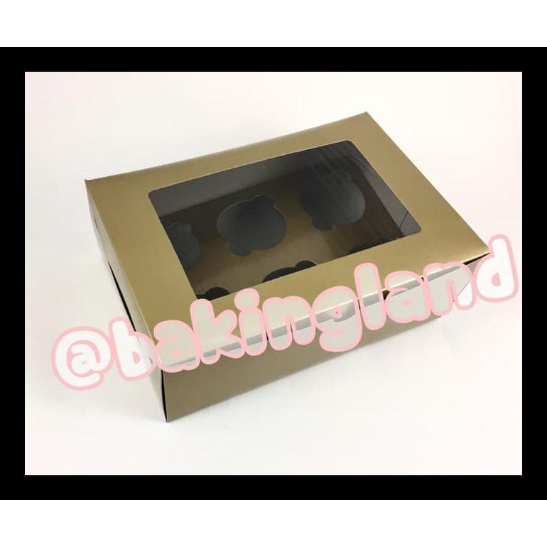 

DUS CUPCAKE LUBANG 6 GOLD BERKUALITAS