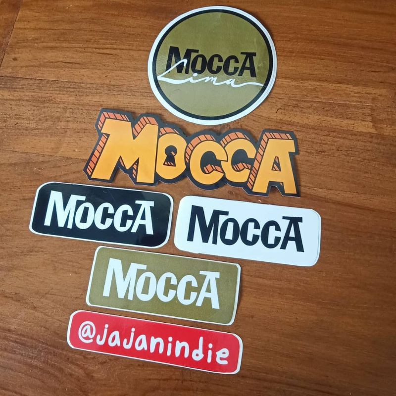STIKER MOCCA / Stiker band mocca / Stiker band indie indonesia