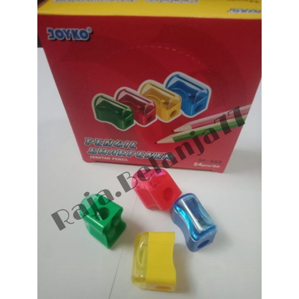 

Serutan pensil JOYKO / 1 PACK isi 24 pcs / SP-362 / Rautan pensil joyko /