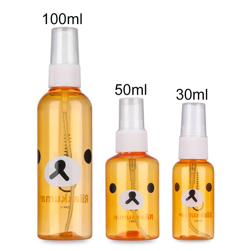 R-FLOWER Botol Spray Portable Alat Makeup Plastik Wadah Sabun Cair