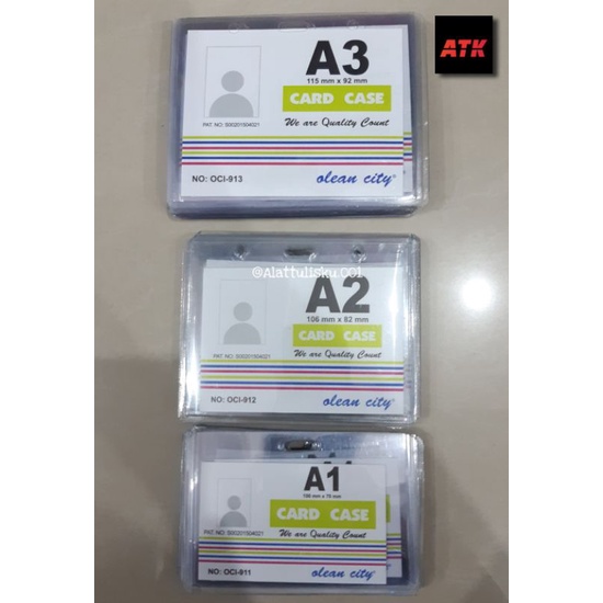 

ID CARD NAME TAG / CARD CASE OCI / PLASTIK ID CARD OLEAN CITY A1 A2 A3
