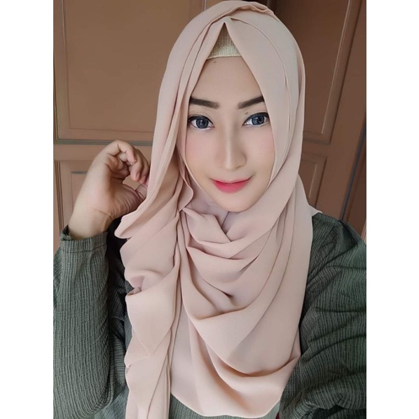 Jilbab Instan // PHRP // tiara Hijabers-CREAM