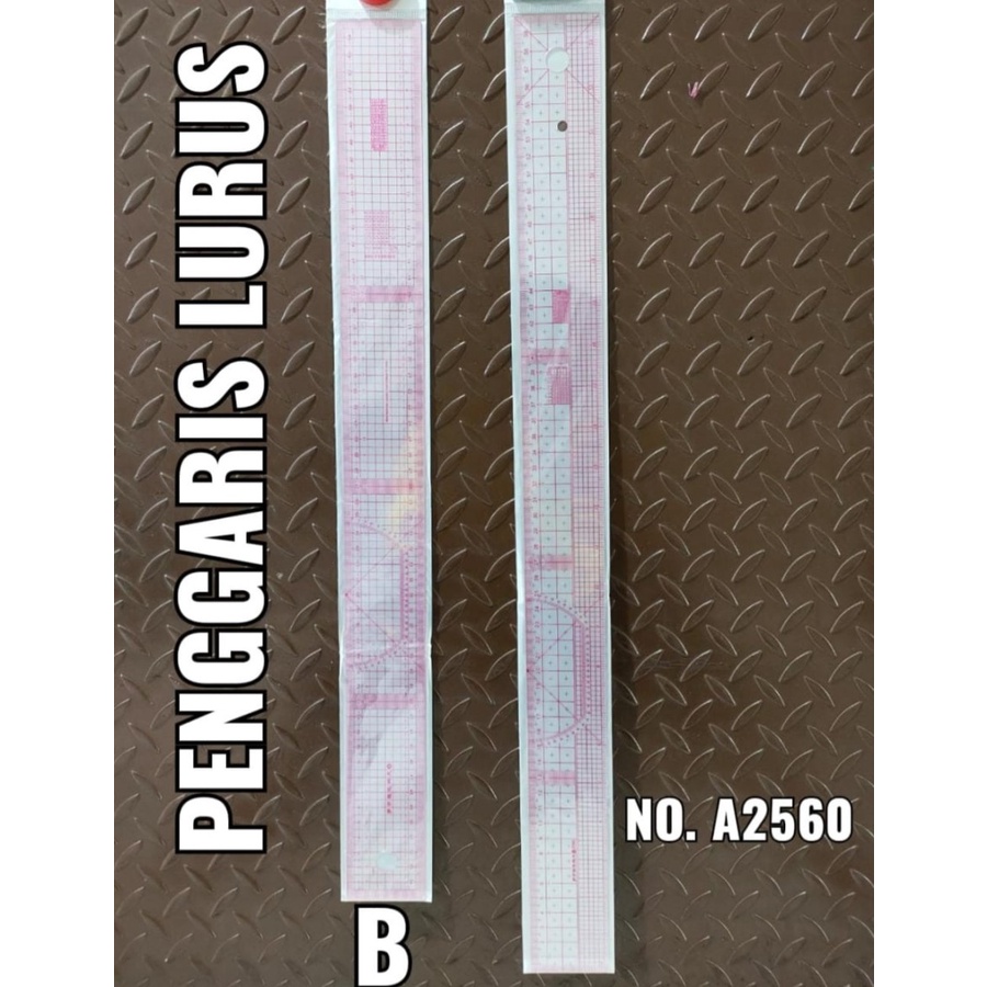 Penggaris Jahit A2560 / Quilting Ruler / Penggaris Jahit Pola Kain
