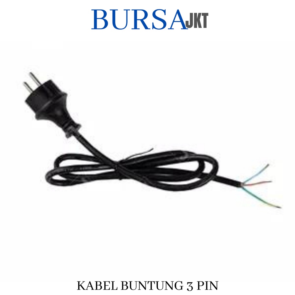 KABEL BUNTUNG 3 PIN 2.5 ISI TEMBAGA TAHAN API AWET 3 X 0.75 MM