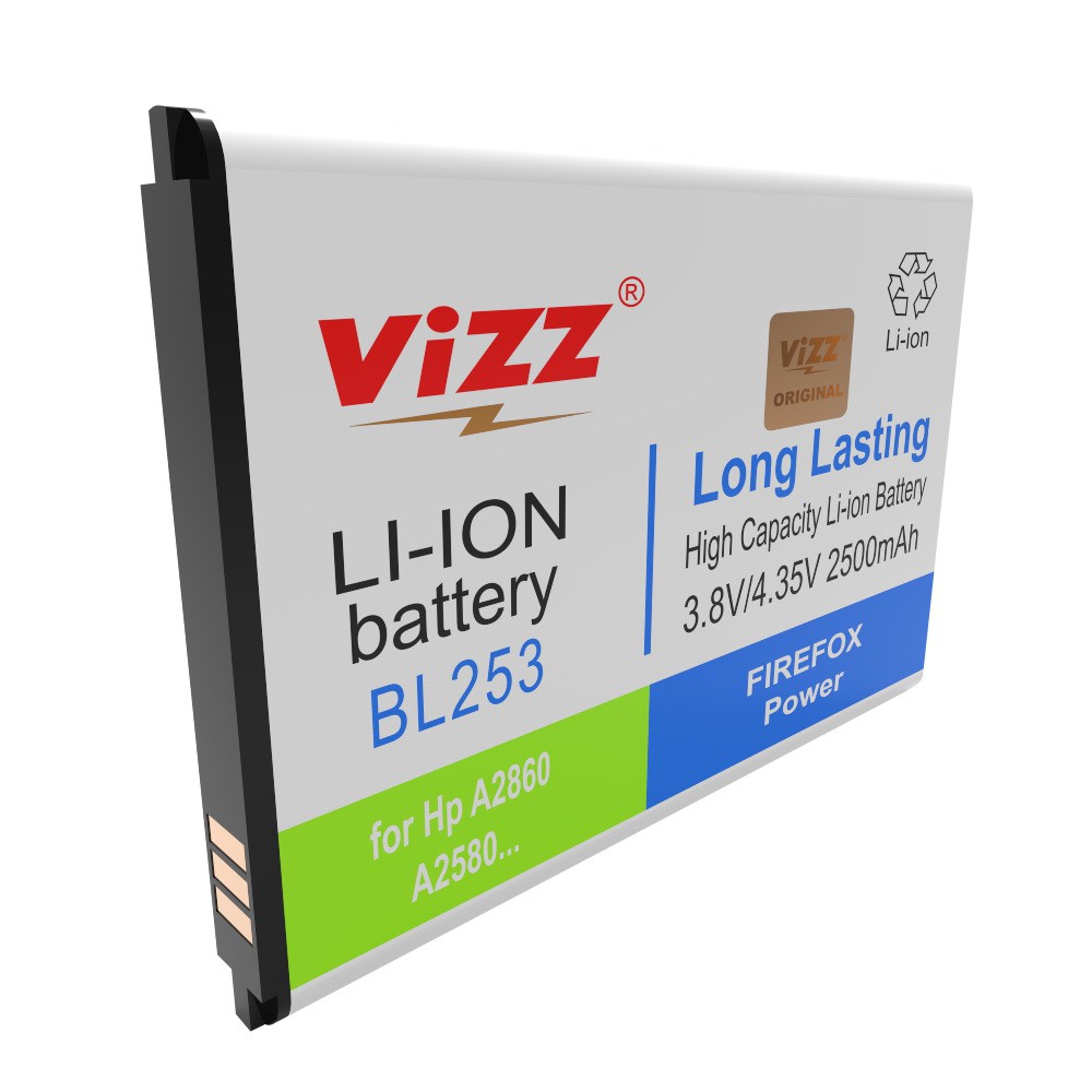 Vizz Baterai Double Power Lenovo BL253, A2860/A2580/A1000