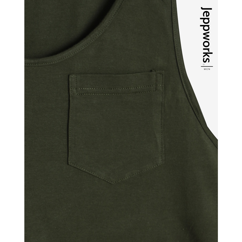 Jeppworks Jersey Sleeveless Tee Singlet Army