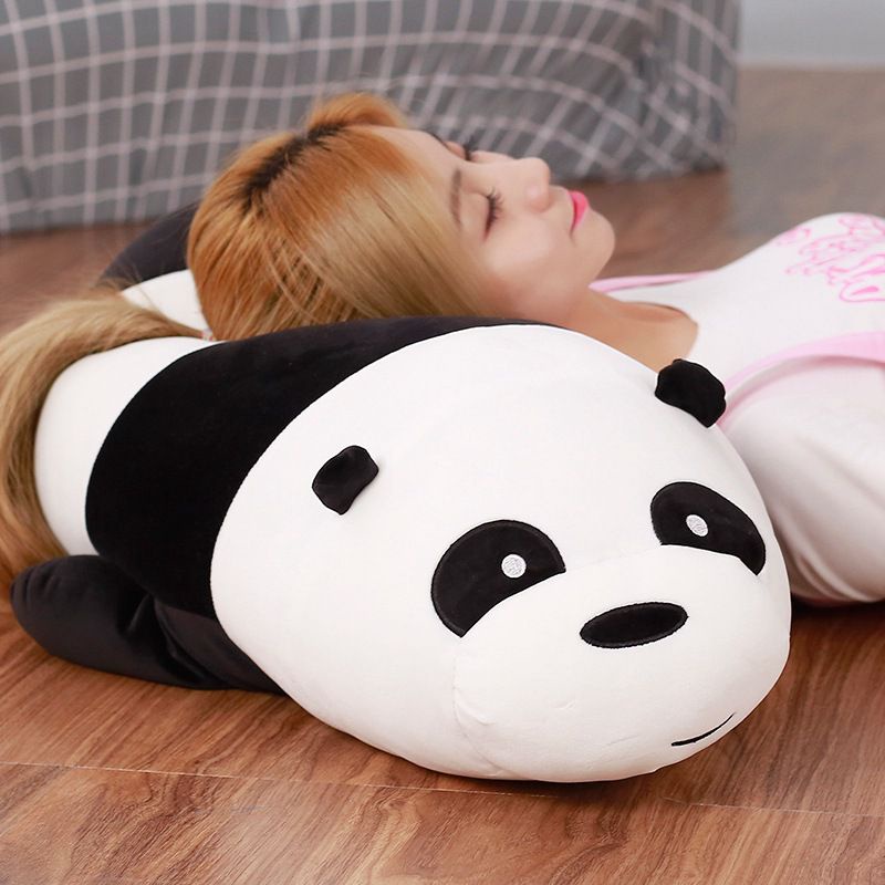 Bare We Bears Bantal Kartun Beruang Grizzly Bear Panda Boneka Lembut Plush Boneka Mainan