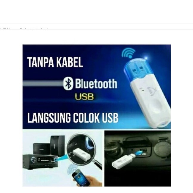 Usb bluetooth receiver CK-06 tanpa kabel