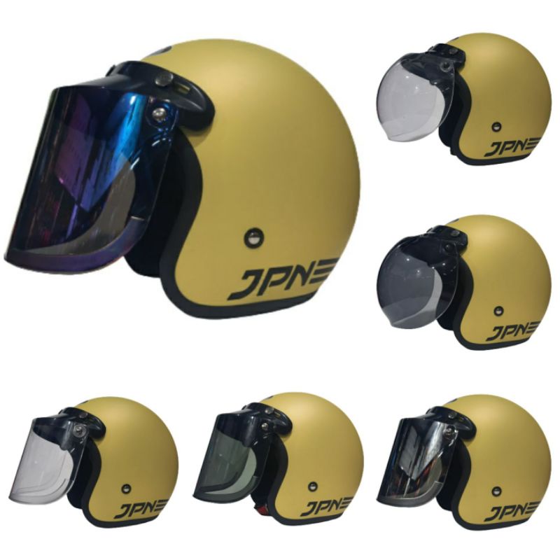 Helm jpn kuning lemon dof ORIGINAL ((COD))
