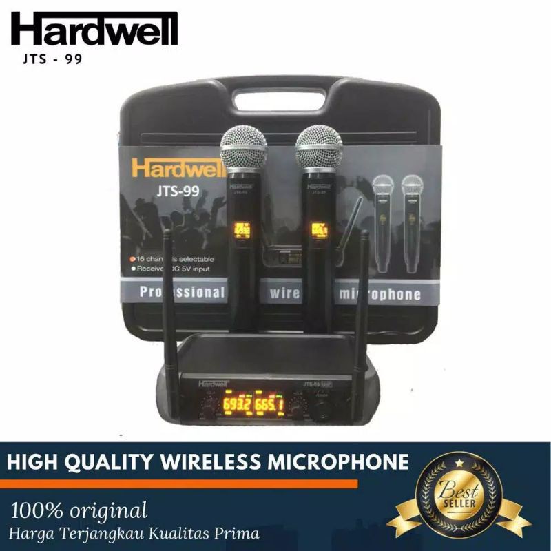 Mic wireless hardwell JTS99 original mic wireless