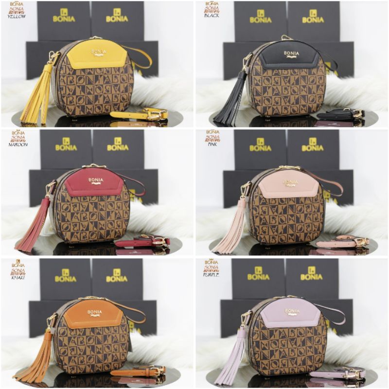 BONIA SONIA Crossbody B2161#Yz 2161 1327 1379 Sonia Box Bonia kotak Bonia Sonia Premium Sonia kotak 