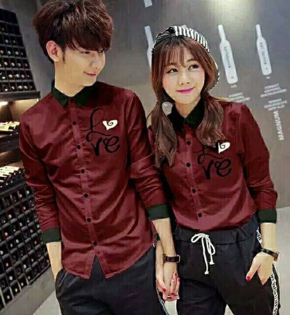 COUPLE KEMEJA LOVE