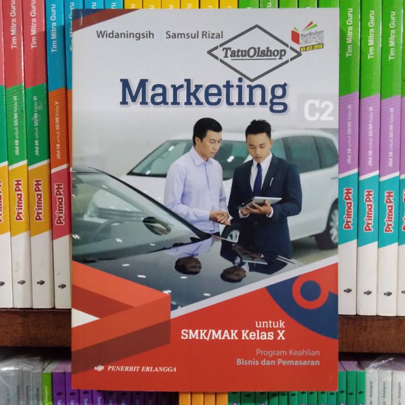 Buku Marketing SMK Kelas 10 X 1 KIKD Original