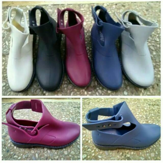 BARA BARA ORIGINAL Jelly shoes bara bara sepatu wanita karet boot import 6003