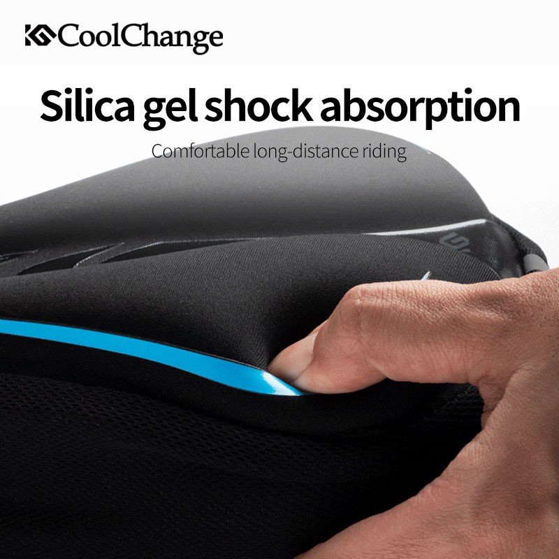 CoolChange Cover Jok Sepeda Memory Sponge Cushion - 1041 - Black