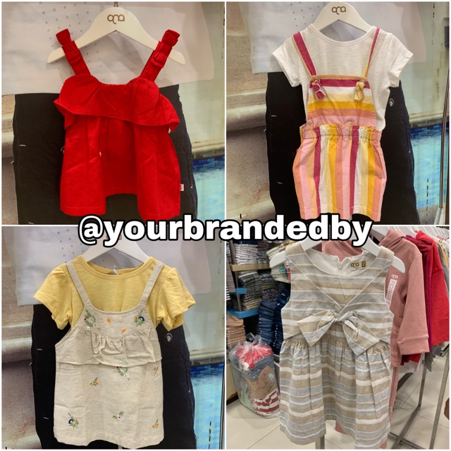 Baju anak baby perempuan QNA original