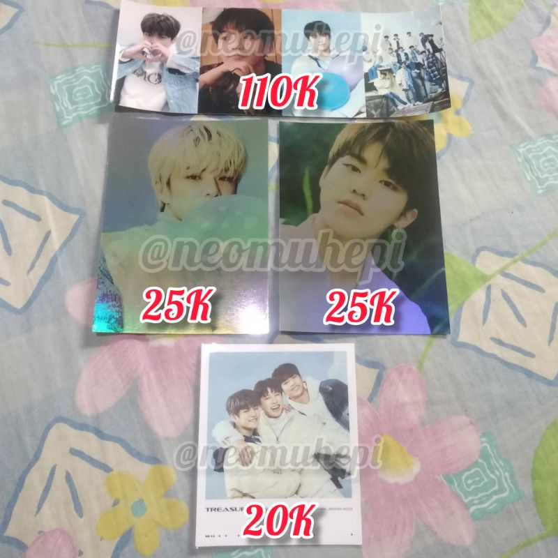 postcard polaroid Jeongwoo Asahi junghwan Yoshi pob ygs hyunsuk full album fa ch3 treasure