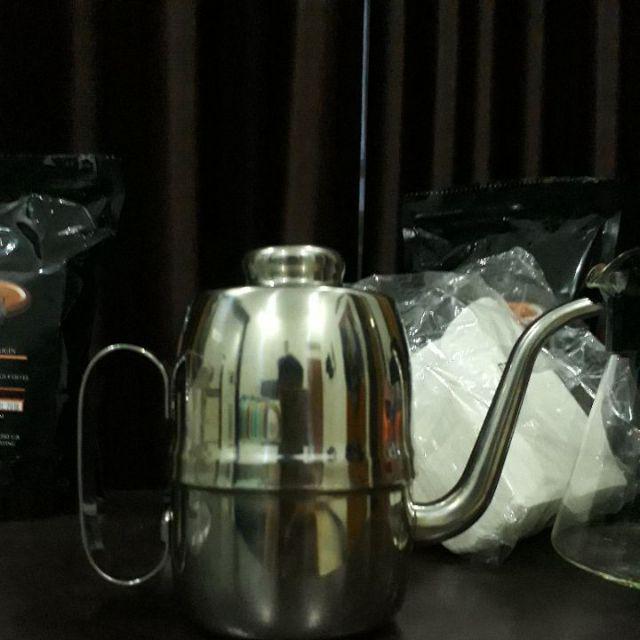 Latina Olive Kettle 540 Ml Ceret Leher Angsa *** Original *** [rew-1102]