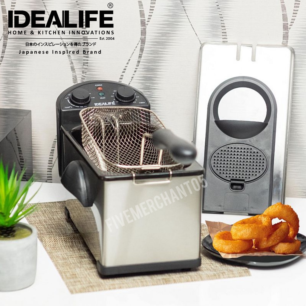 Deep Fryer Idealife IL 200 DF Listrik Penggoreng Kentang Ideal Life Elektrik Deep Fryer Potato Fryer IL 200DF